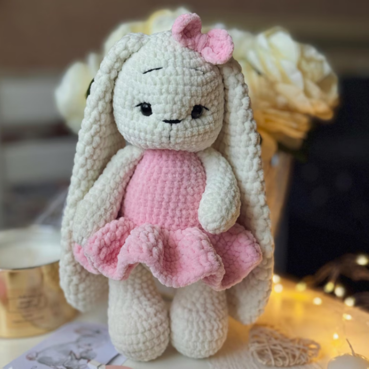 Mimi Bunny – Plush Crochet Toy