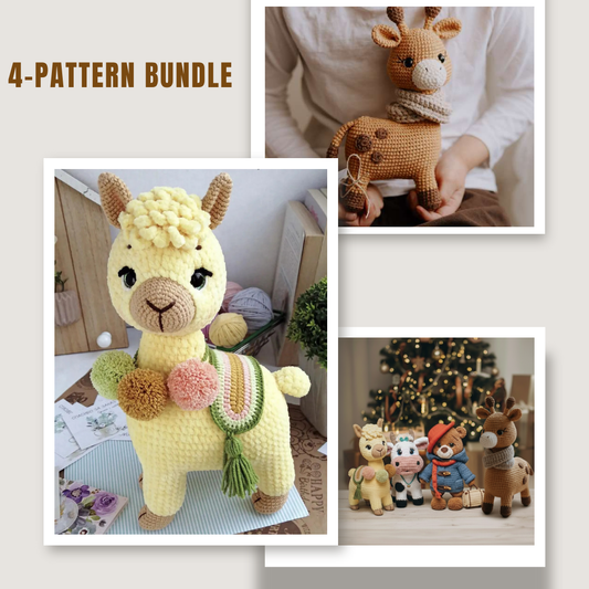 Forest Friends Crochet Pattern Bundle