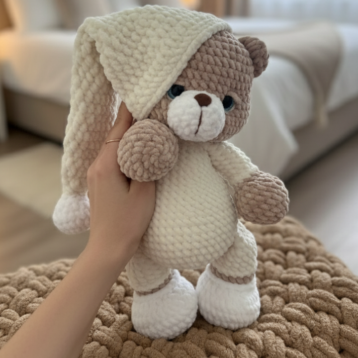 🌙 Sleepytime Teddy Bear