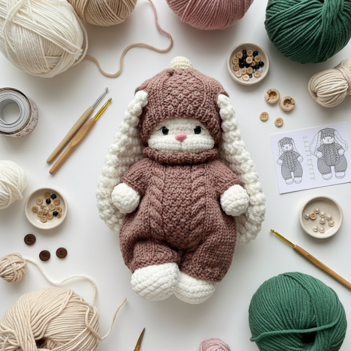 🧶 Sophie outfit – 2-in-1 Pattern Bundle!