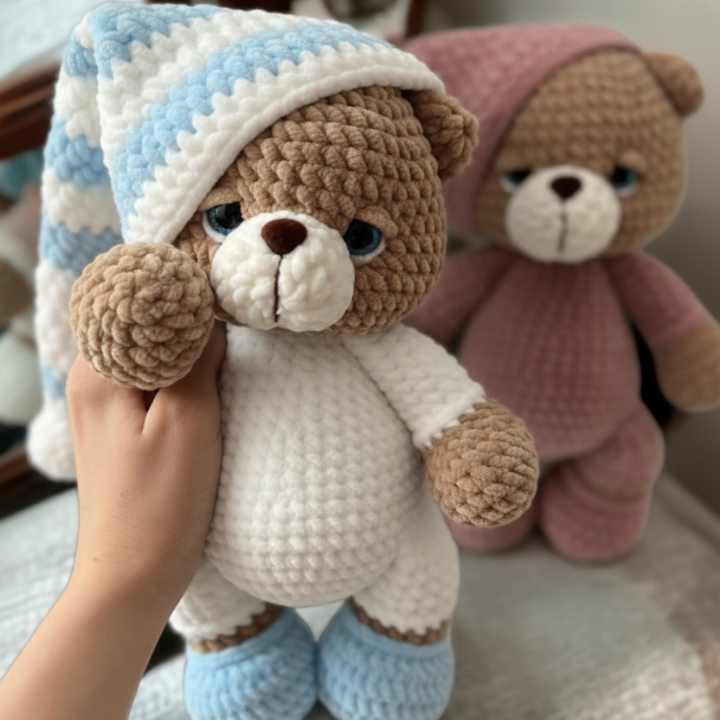 🌙 Sleepytime Teddy Bear