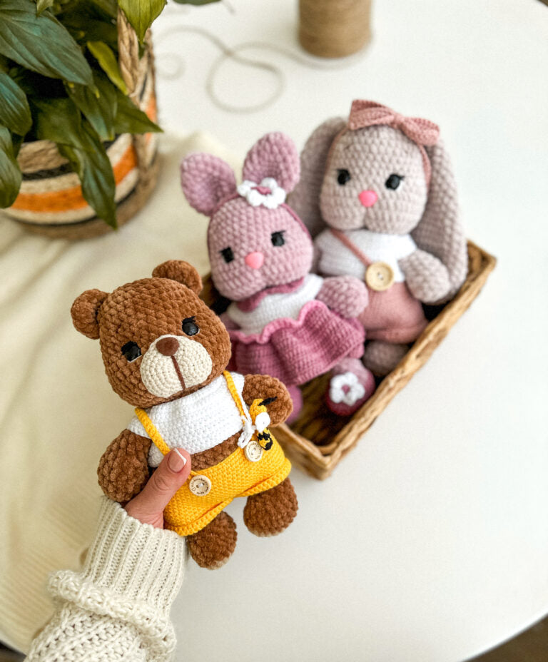 🌼 3 in 1 Amigurumi Plush Babies