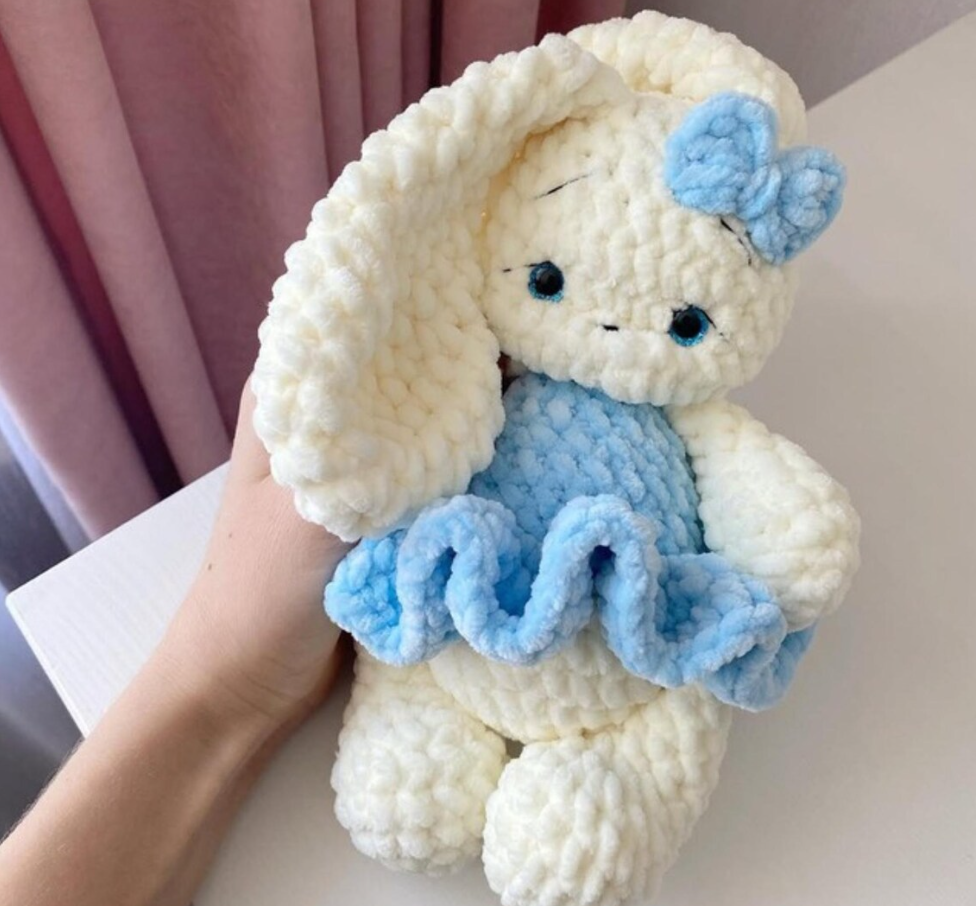 Mimi Bunny – Plush Crochet Toy