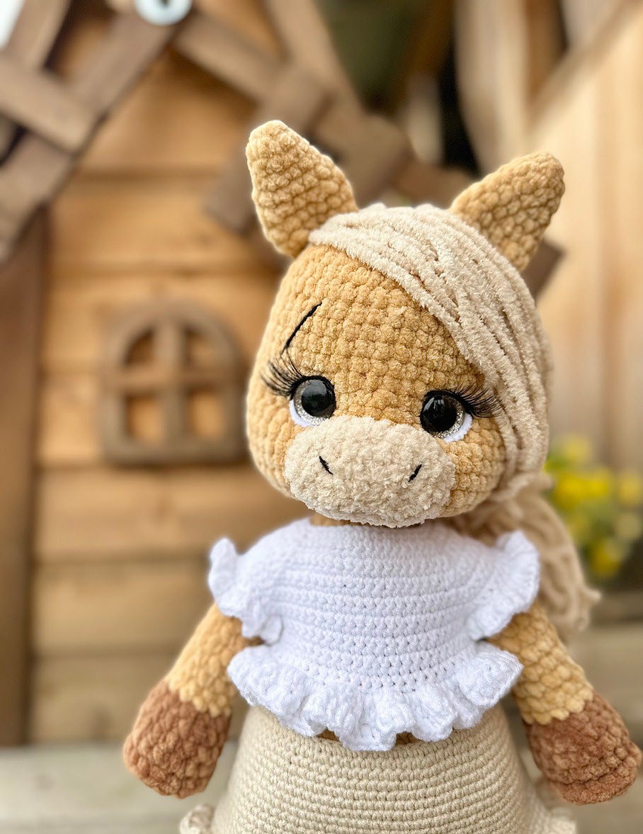 Unicorn & Horse Crochet Pattern – 2 in 1 Amigurumi PDF with Clothes