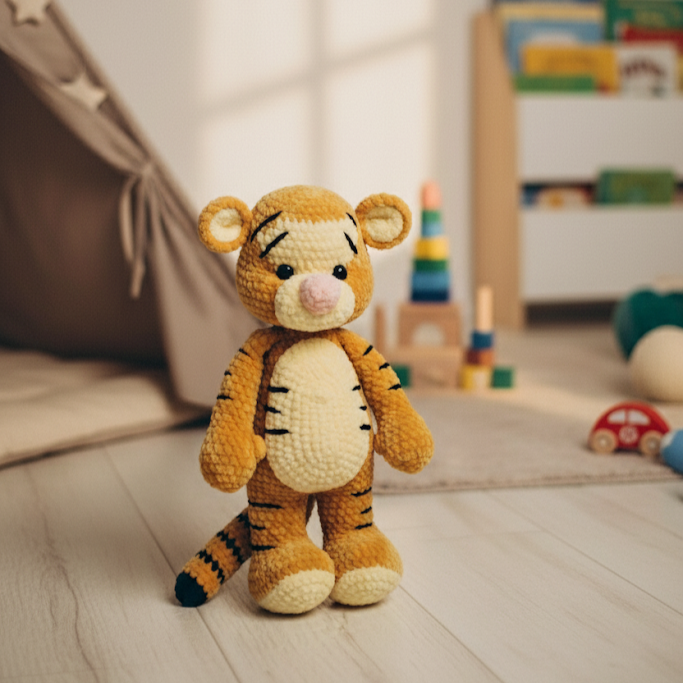 Toby the Tiger – Amigurumi Crochet Pattern PDF