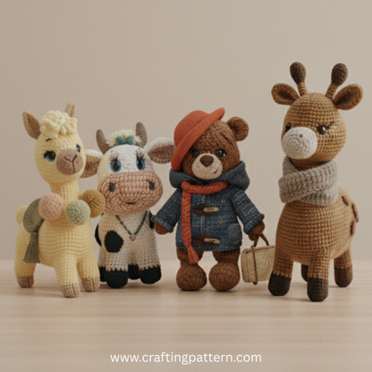 Forest Friends Crochet Pattern Bundle