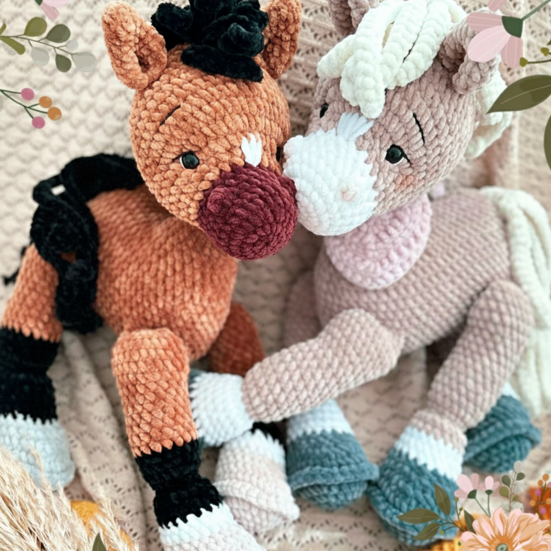 🐴 Coco & Buck – The Adorable Crochet Horses