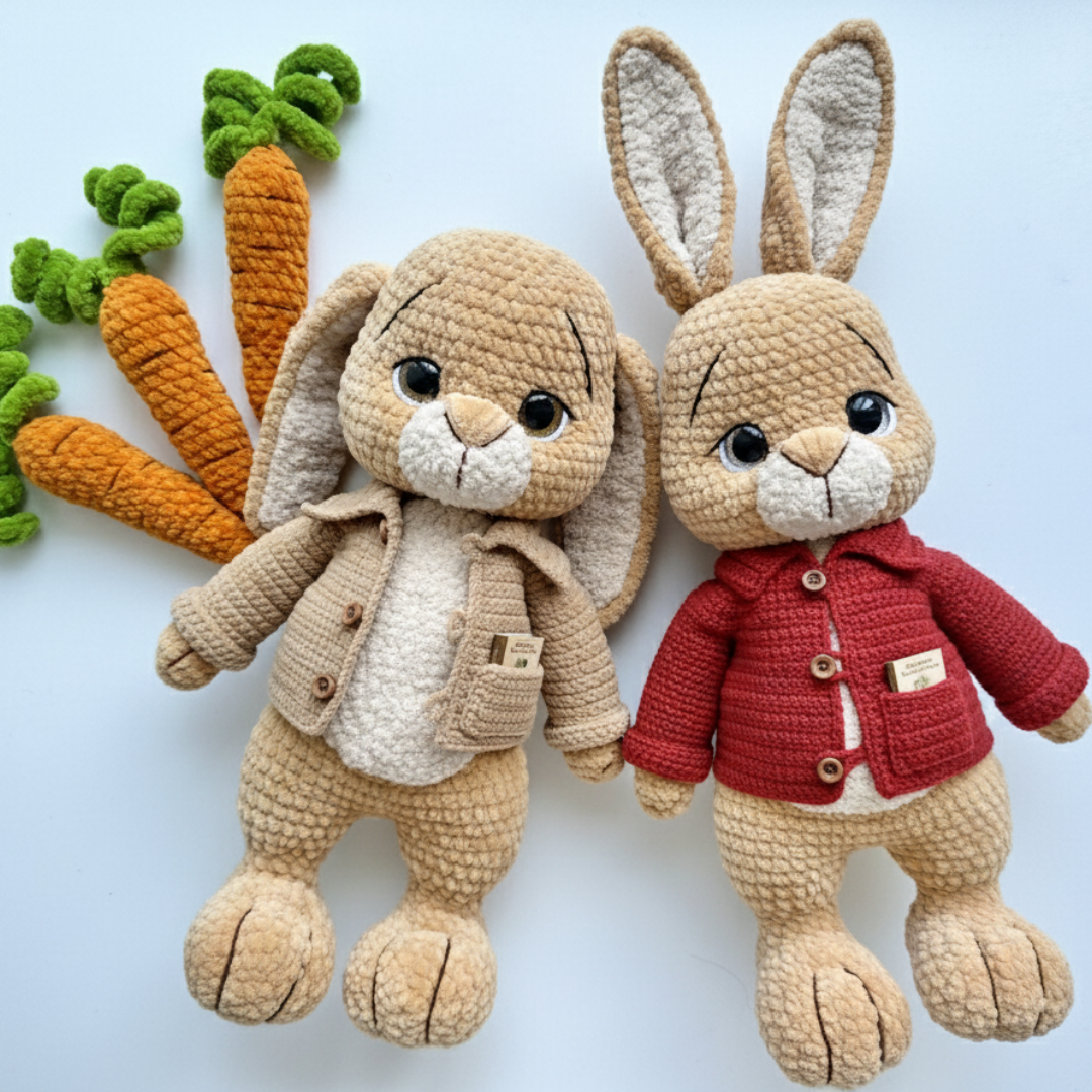 Lulu & Lili – Crochet Bunny Pattern Set