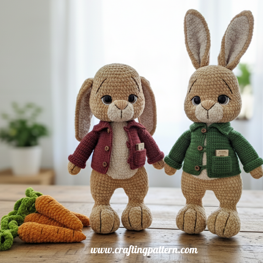 Lulu & Lili – Crochet Bunny Pattern Set