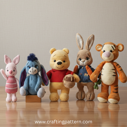 🧶 Magical Animal Friends Crochet Bundle – Set of 5 Patterns