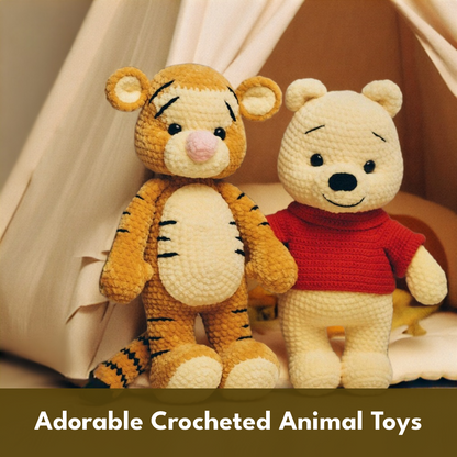 🧶 Magical Animal Friends Crochet Bundle – Set of 5 Patterns