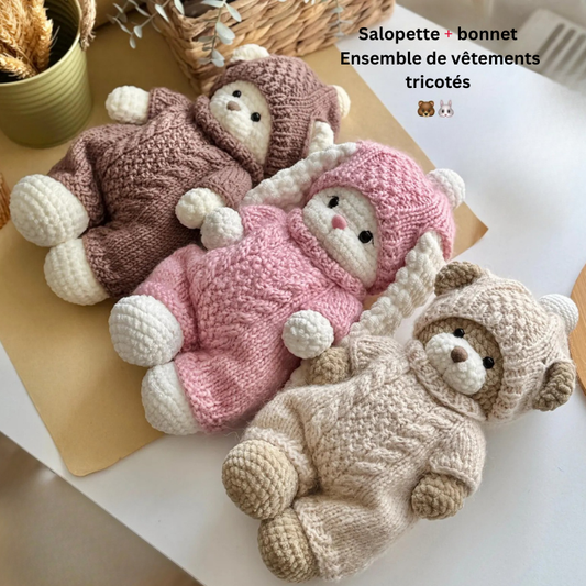 🐇 Sophie  le Lapin – Ensemble de Patrons Crochet 2-en-1🇫🇷