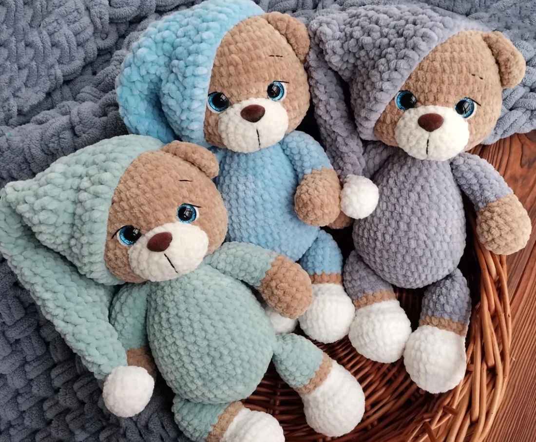 🌙 Sleepytime Teddy Bear