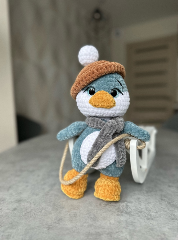 3 in 1 Amigurumi Crochet Pattern – Penguin, Snowman & Reindeer