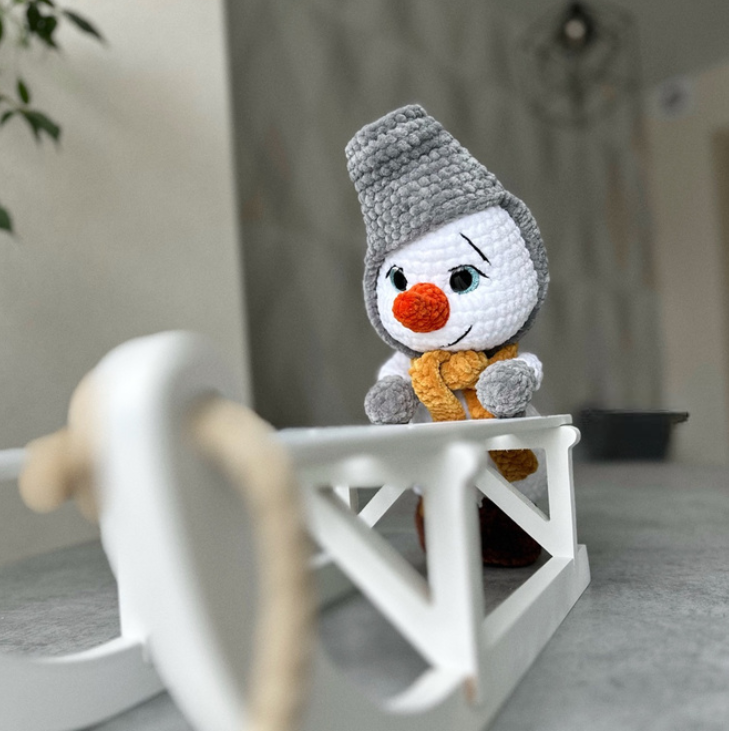 3 in 1 Amigurumi Crochet Pattern – Penguin, Snowman & Reindeer