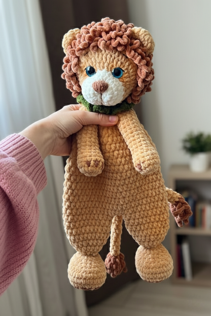 adorable Lion Comforter crochet pattern