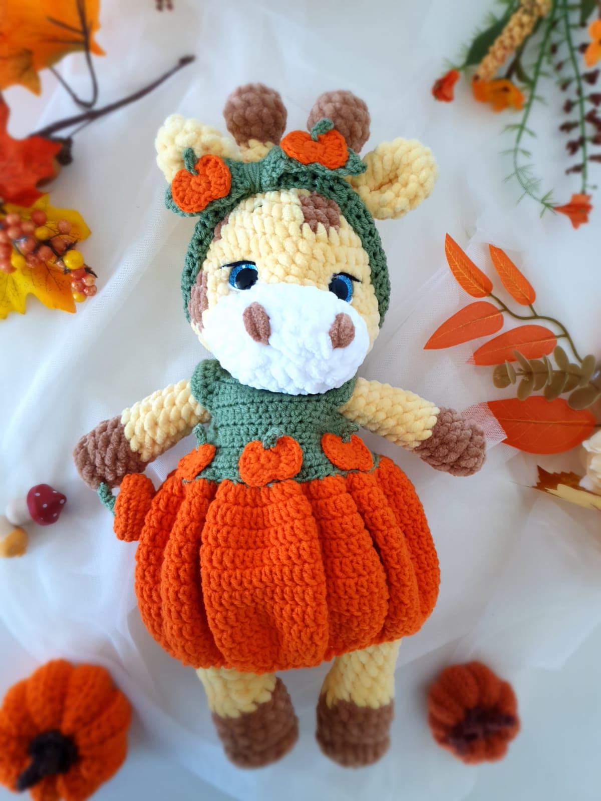 🦒 Toffee the Giraffe Crochet Pattern PDF