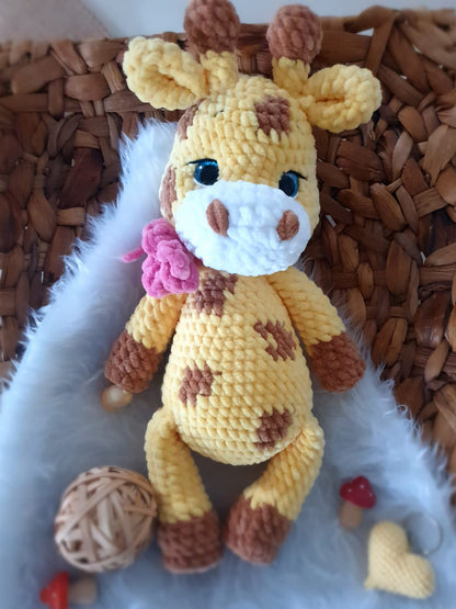 🦒 Toffee the Giraffe Crochet Pattern PDF