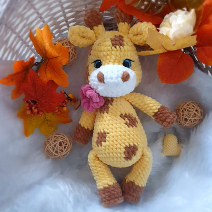 🦒 Toffee the Giraffe Crochet Pattern PDF